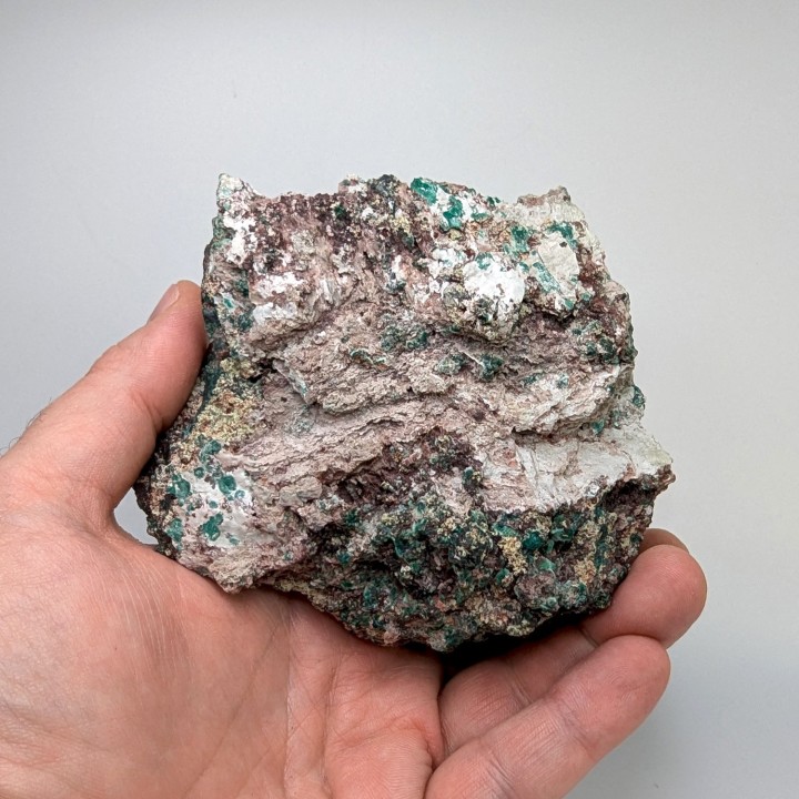 Brochantite, Bou Beker, Maroc, 412 grammes