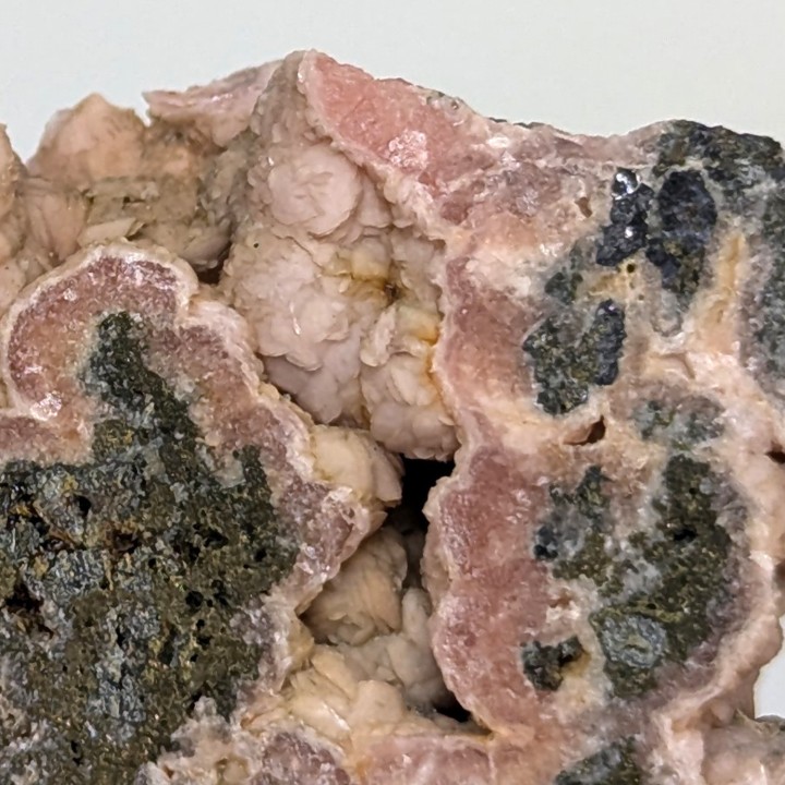 Rhodochrosite, pyrite, Peru, 80 grams