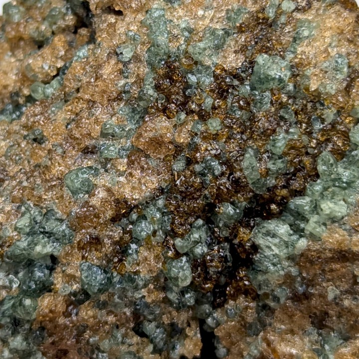 Garnet, diopside, Madagascar, 97 grams