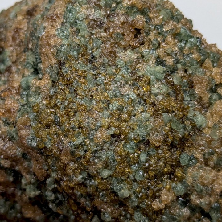 Garnet, diopside, Madagascar, 97 grams