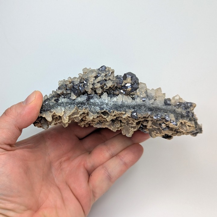 Quartz, galène, Trepca, Kosovo, 471 grammes