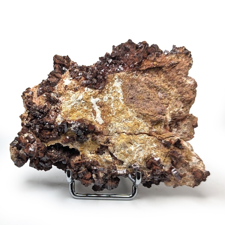 Vanadinite, baryte, Mibladen, Morocco, 188 grams
