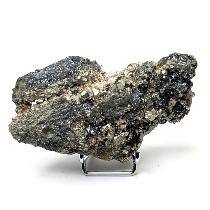 Pyrite, Quartz, Hematite, Elba Island, 309 grams
