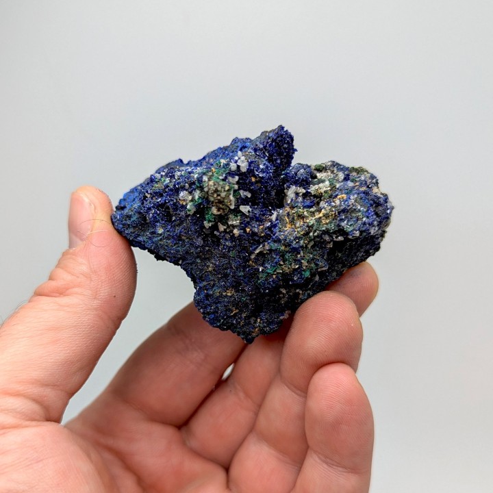 Azurite, cerussite, Mashamba, Congo, 137 grams