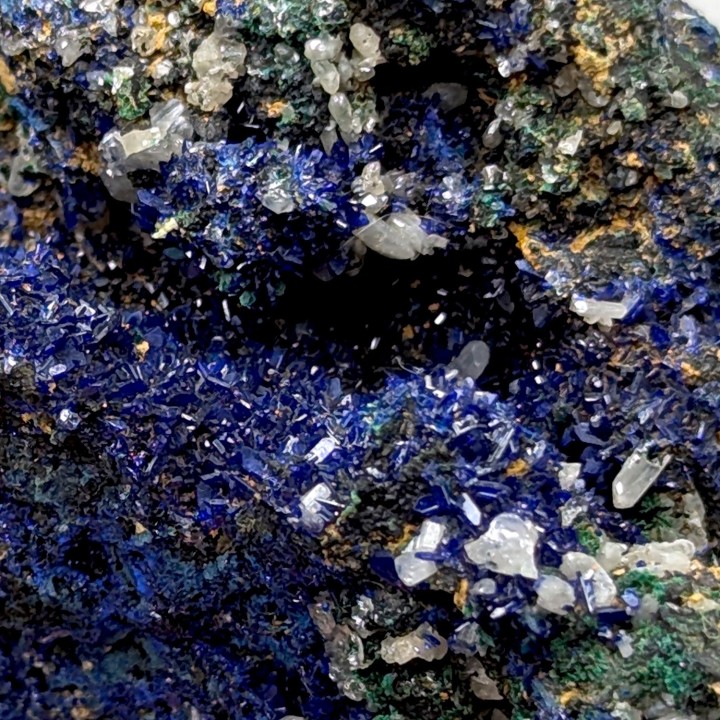 Azurite, cerussite, Mashamba, Congo, 137 grams