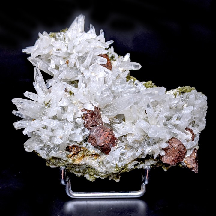 Quartz, épidote, Pérou, 227 g