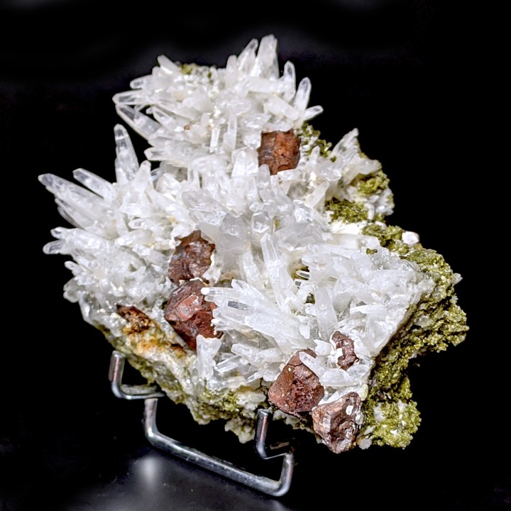 Quartz, épidote, Pérou, 227 g