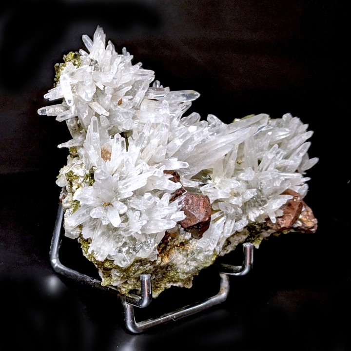 Quartz, épidote, Pérou, 227 g