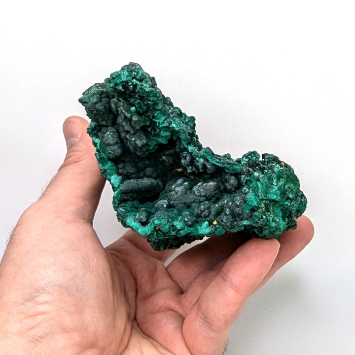 Fibrous malachite, Mindouli, Congo, 325 grams