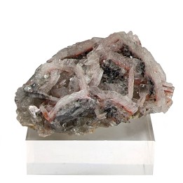Calcite, réalgar, Cavnic, Roumanie, 164 grammes