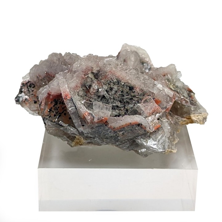 Calcite, réalgar, Cavnic, Roumanie, 164 grammes
