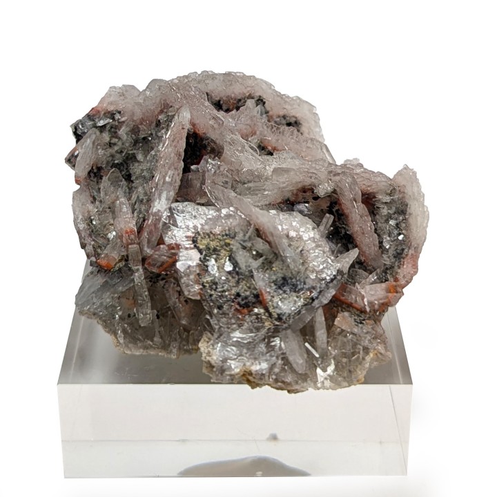 Calcite, réalgar, Cavnic, Roumanie, 164 grammes