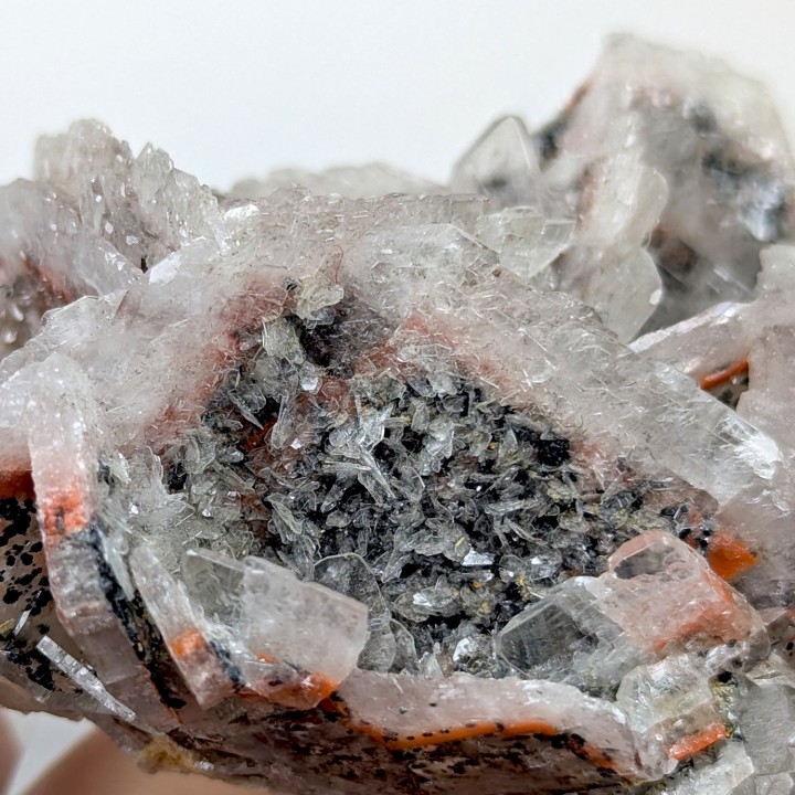 Calcite, realgar, Cavnic, Romania, 164 grams