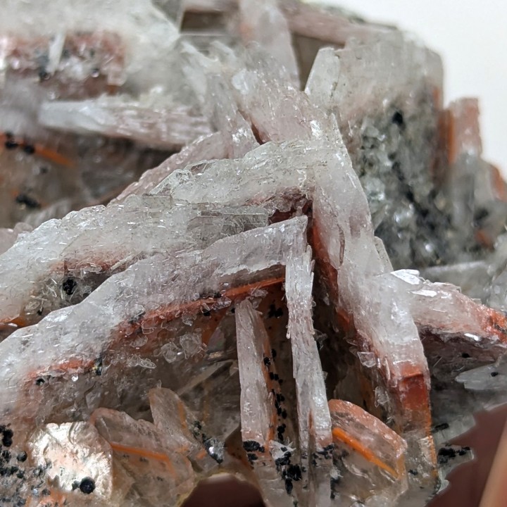 Calcite, realgar, Cavnic, Romania, 164 grams