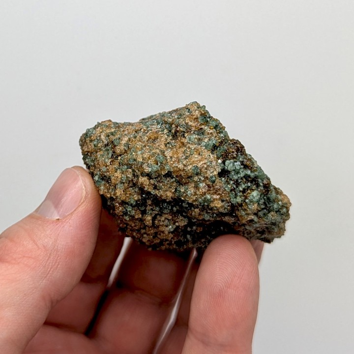 Garnet, diopside, Madagascar, 88 grams