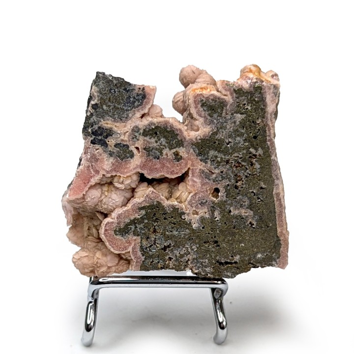 Rhodochrosite, pyrite, Pérou, 80 grammes
