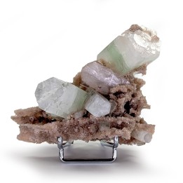 Apophyllite, stilbite, Pune, Inde, 77 grammes