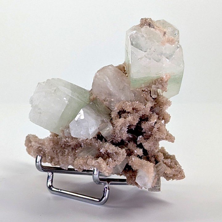 Apophyllite, stilbite, Pune, India, 77 grams
