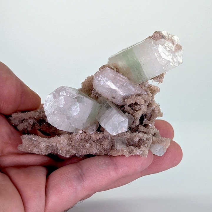 Apophyllite, stilbite, Pune, Inde, 77 grammes
