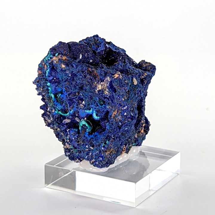 Azurite, cerussite, Mashamba, Congo, 103 grams