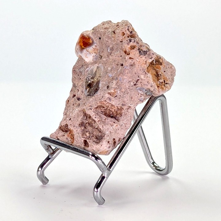 Fire opal, La Trinidad, Mexico, 4.6 cm