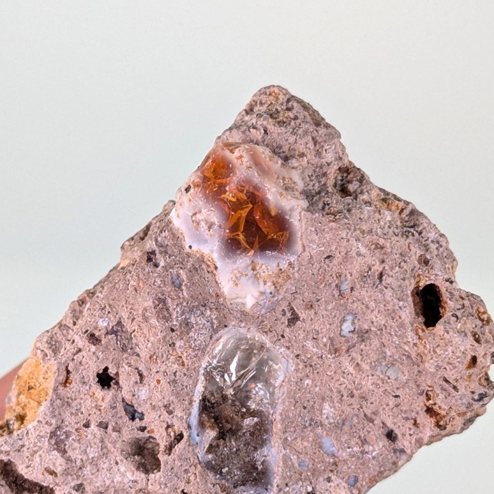 Fire opal, La Trinidad, Mexico, 4.6 cm