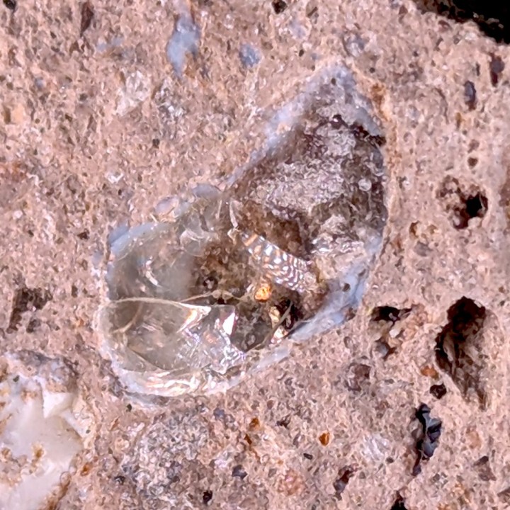 Fire opal, La Trinidad, Mexico, 4.6 cm