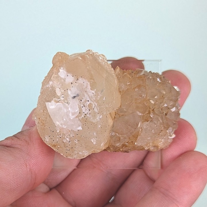 Calcite, quartz, Russia, 64 grams
