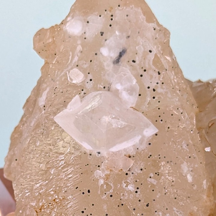 Calcite, quartz, Russia, 64 grams