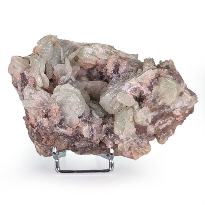 Prehnite, quartz, Djebel Melh, Maroc, 257 grammes