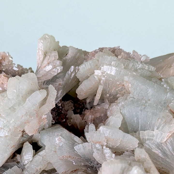 Prehnite, quartz, Djebel Melh, Morocco, 257 grams