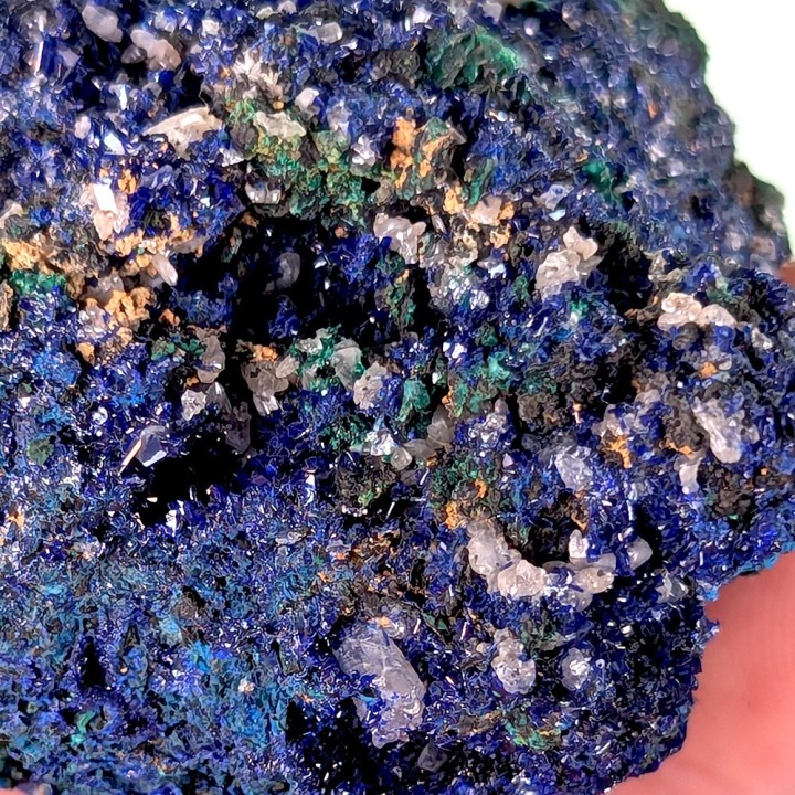 Azurite, cerusite, Mashamba, Congo, 159 grams