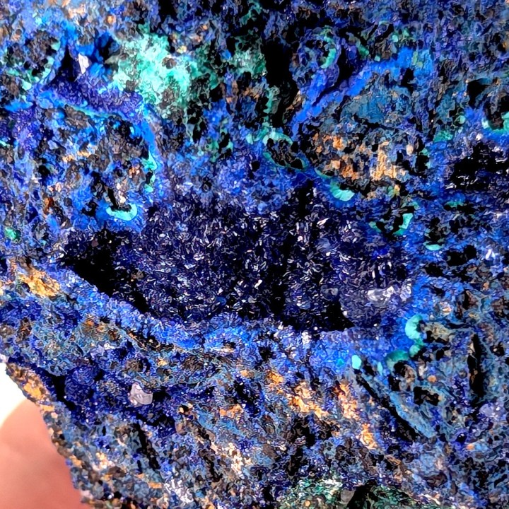 Azurite, cérusite, Mashamba, Congo, 159 grammes