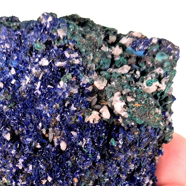 Azurite, cérusite, Mashamba, Congo, 159 grammes