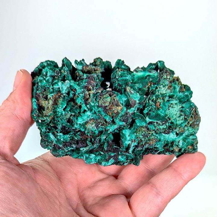 Malachite fibreuse, Mine de Mindigi, Congo, 183 grammes