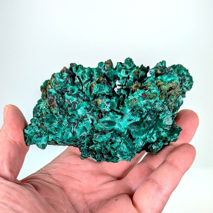 Fibrous malachite, Mindigi Mine, Congo, 183 grams