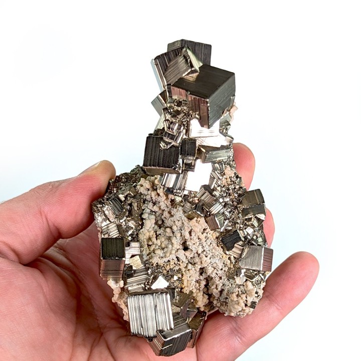 Pyrite, Mine Huaron, Pérou, 482 grammes