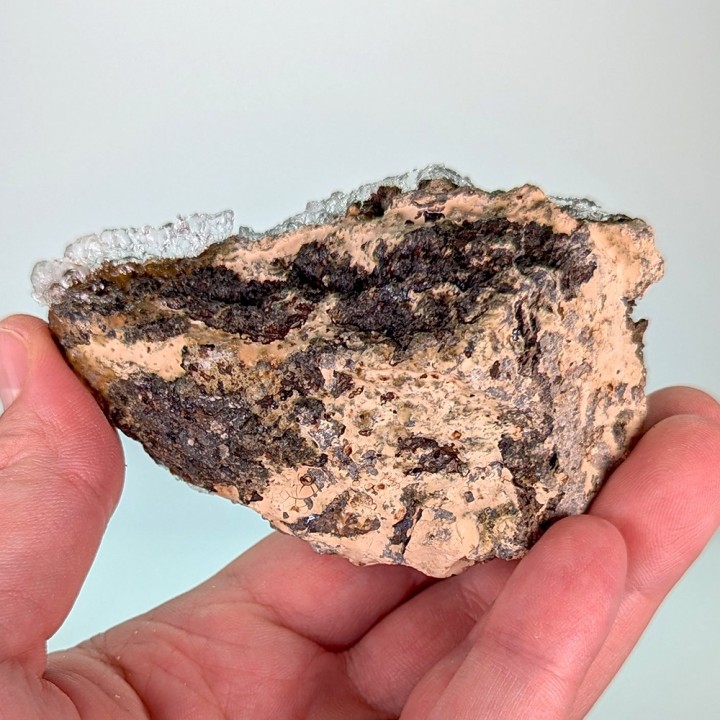 Hyalite opal, Kopasz Hill Quarry, Hungary, 141 grams