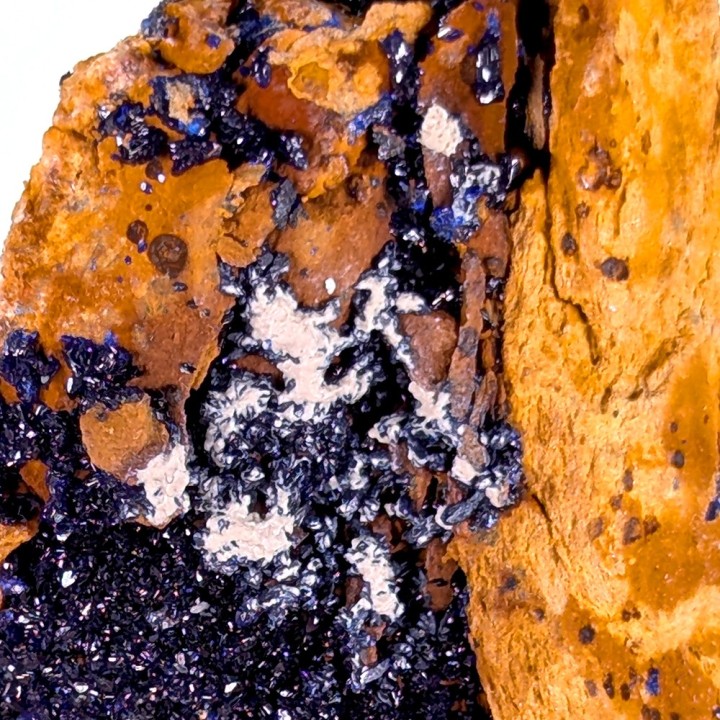 Azurite, Touissit-Bou Beker, Morocco, 46 grams