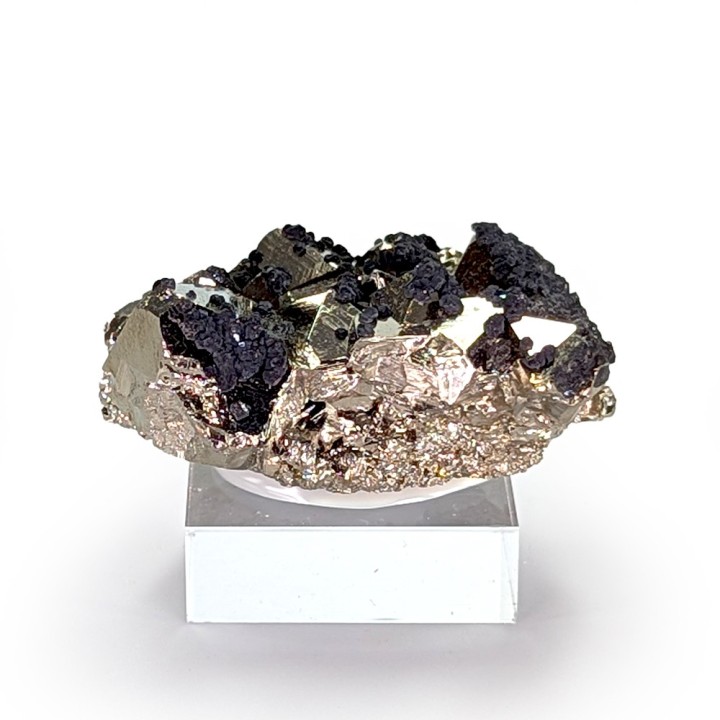 Pyrite, sphalérite, mine de Huaron, Pérou, 86 grammes