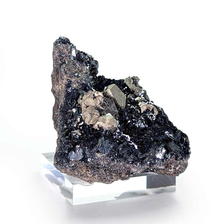 Pyrite, hématite, Ile d'Elbe, Italie, 235 grammes