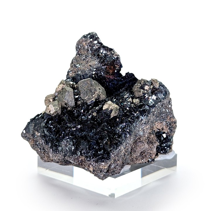 Pyrite, hématite, Ile d'Elbe, Italie, 235 grammes