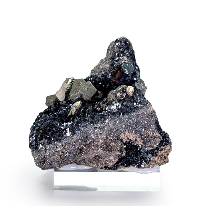 Pyrite, hématite, Ile d'Elbe, Italie, 235 grammes