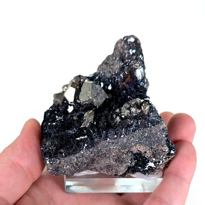 Pyrite, hematite, Elba Island, Italy, 235 grams