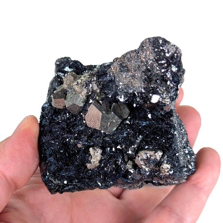 Pyrite, hématite, Ile d'Elbe, Italie, 235 grammes