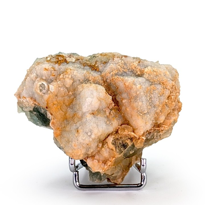 Quartz on fluorite, La Barre mine, France, 163 grams