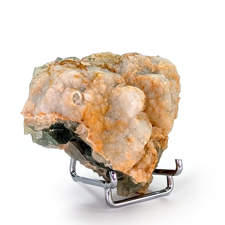 Quartz sur fluorite, mine de la Barre, France, 163 grammes