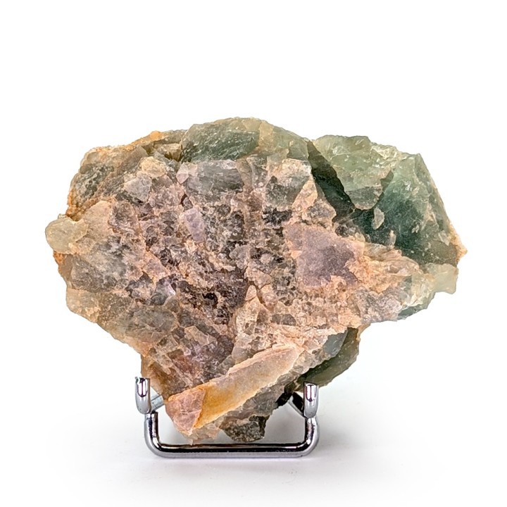 Quartz sur fluorite, mine de la Barre, France, 163 grammes
