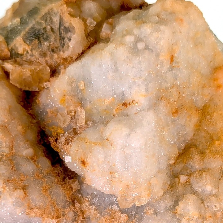 Quartz sur fluorite, mine de la Barre, France, 163 grammes