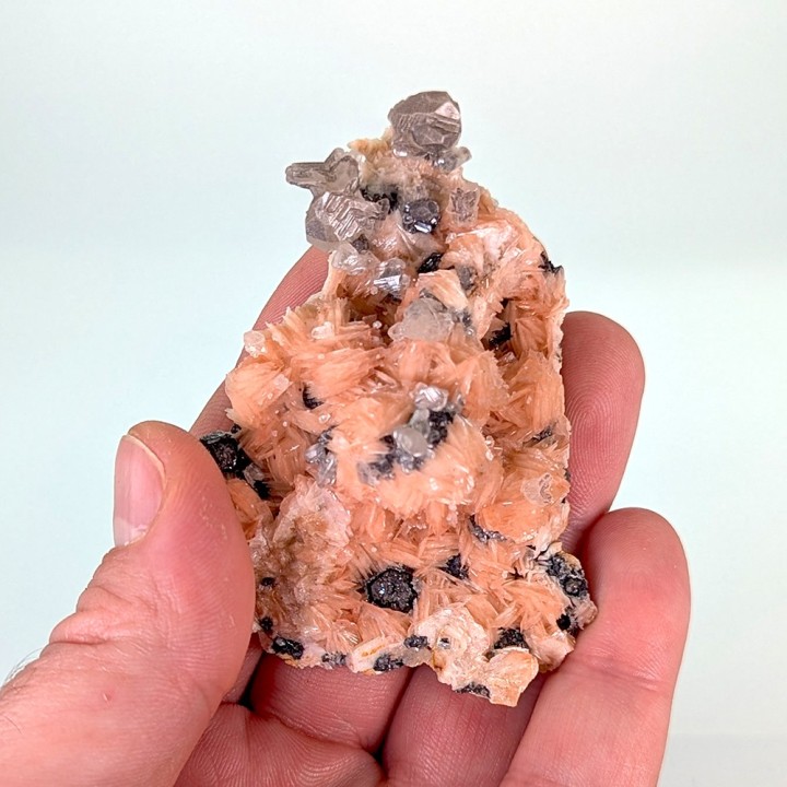 Cérusite, baryte, mines de Mibladen, Maroc, 81 grammes